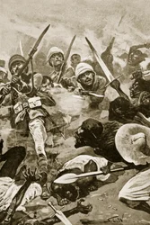 La place à Abu-Klea, 17 janvier 1885